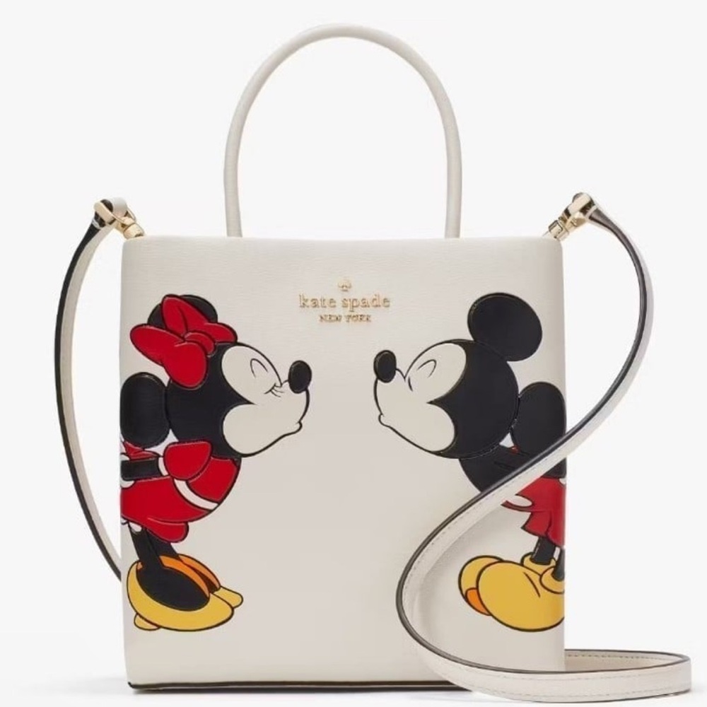 Kate Spade Disney X Kate Spade New York Minnie Mini Tote, Parchment Multi NWOT